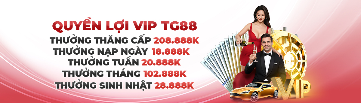 Banner dịch vụ giải trí TG88
